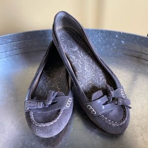 Grey sperry top-sider